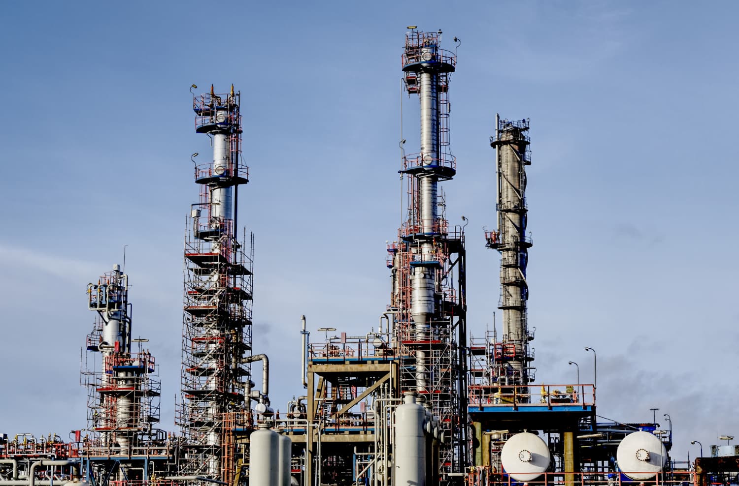 Refinery Industrial Background
